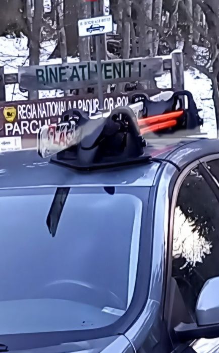 Suport schiuri magnetic pentru doua seturi.