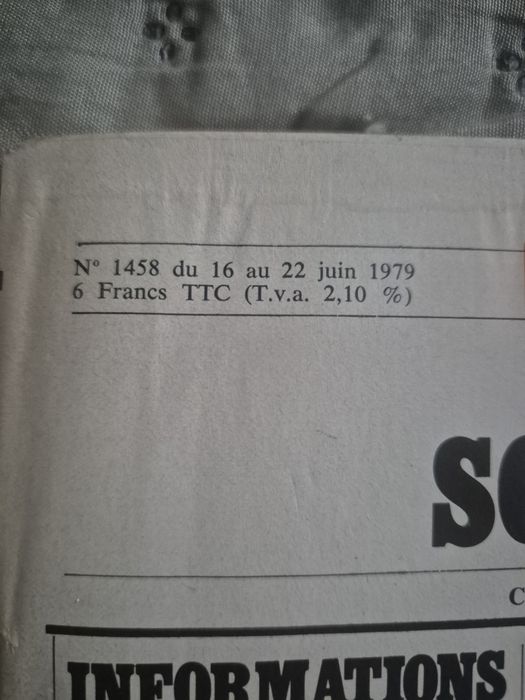 Лот стари френски списания от 1979 г.