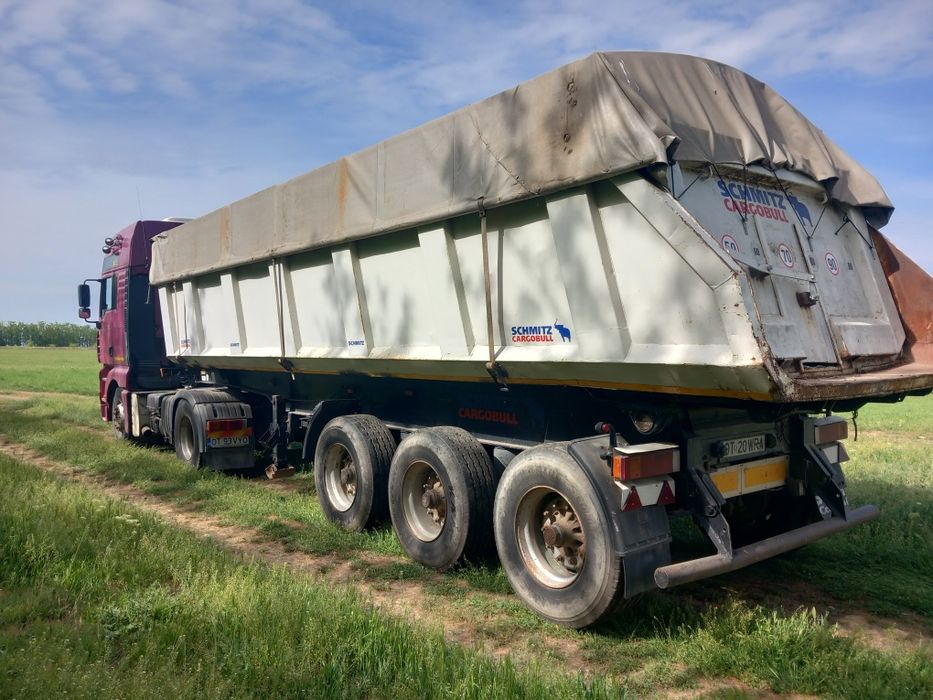 Vând cap tractor și semiremorca schmitz Sky ghota Beba Veche • OLX.ro