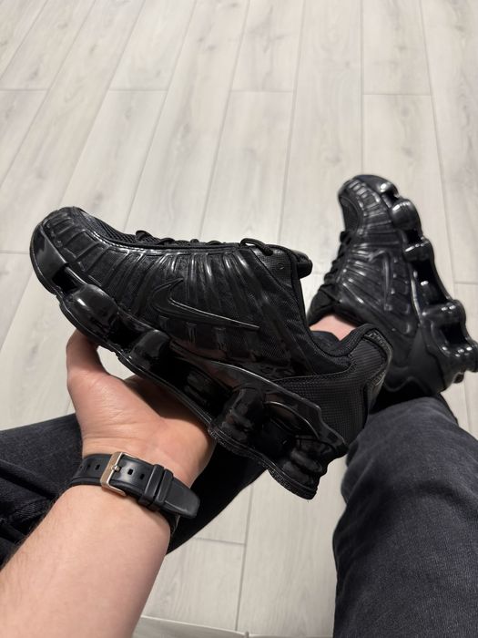 Adidasi Barbati Nike Shox Full Negru! (44,45,46)