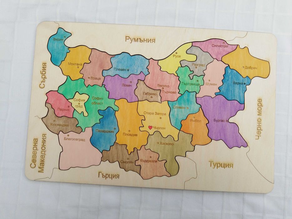 Карта пъзел                                .