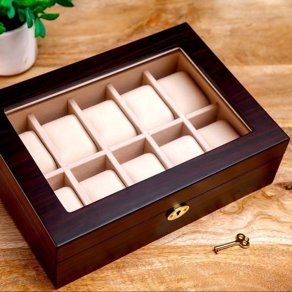 Шкатулка для часов и украшений для хранения