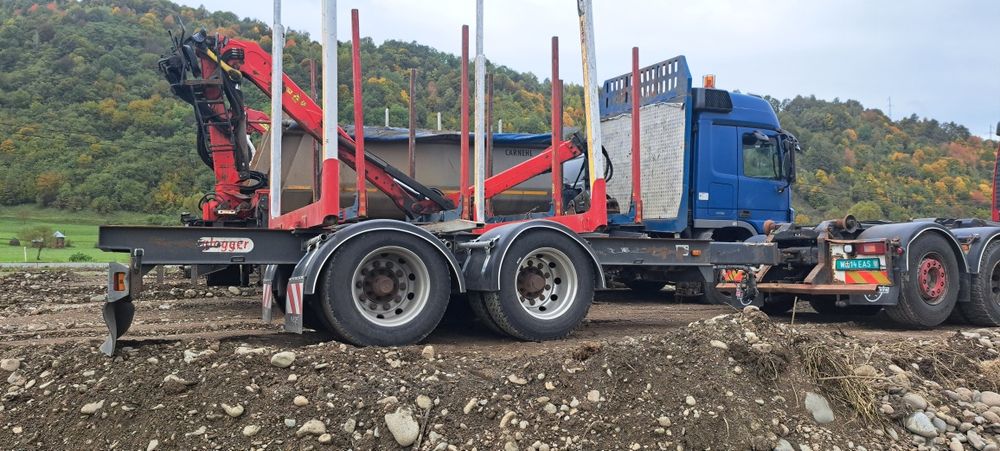 Remorcă tandem forestiera 18 tone glooger 2007 variante schimb