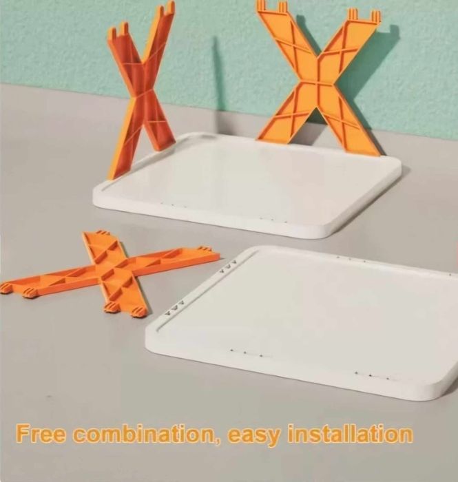 Многофункционален пластмасов стелаж за обувки, 6/7 нива