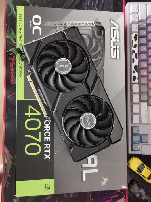Видеокарта RTX 4070 12GB Asus Dual с оригинална кутия