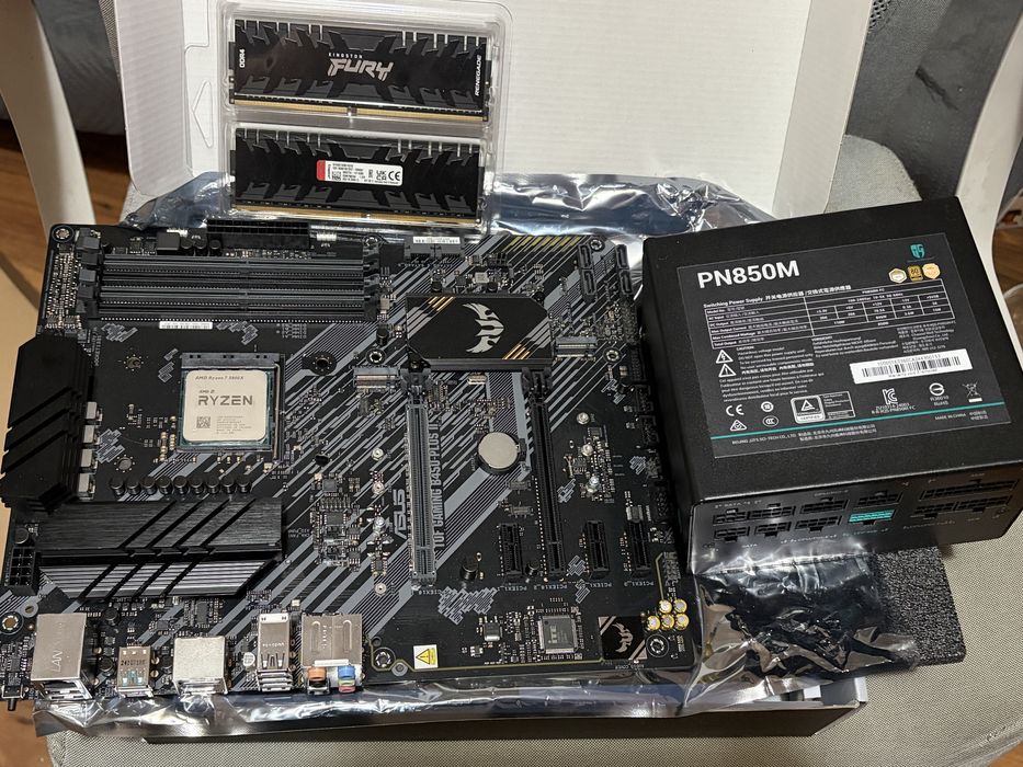 Kit Ryzen 7 5800X, 32GB Ram 3600MHz