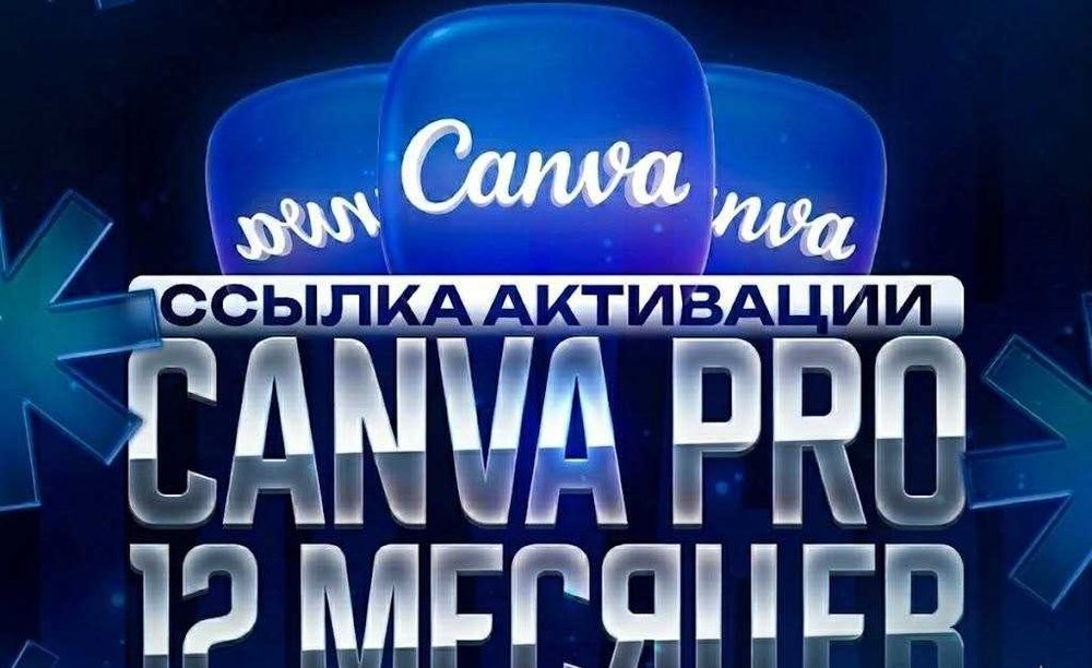 CANVA PRO срок 12 месяцев