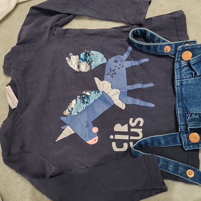 Комплект блузка със сукман ръст 98