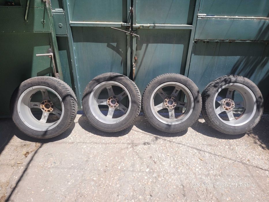 Джанти с гуми Michelin  17 цола смъкнати от Пежо. 7J  x  17   H2