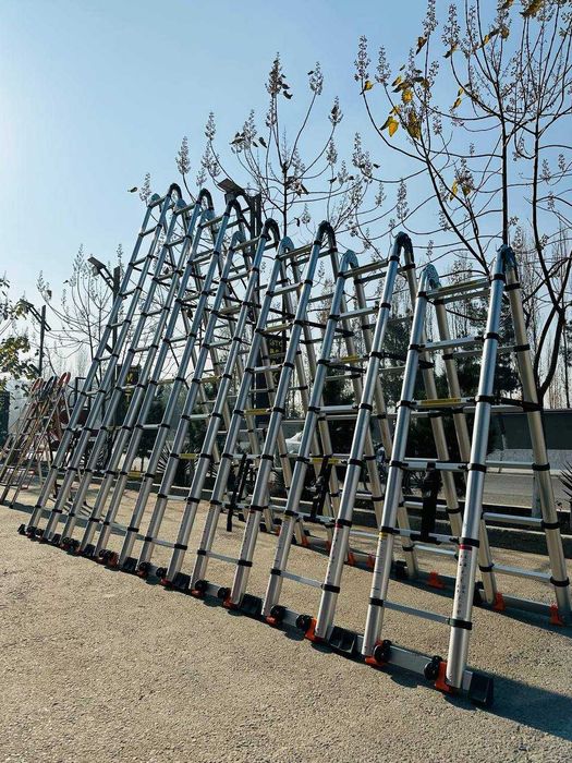 Телескоп нарвонлар бир ва икки қанотли барча ўлчамдаги нарвонлар оптом