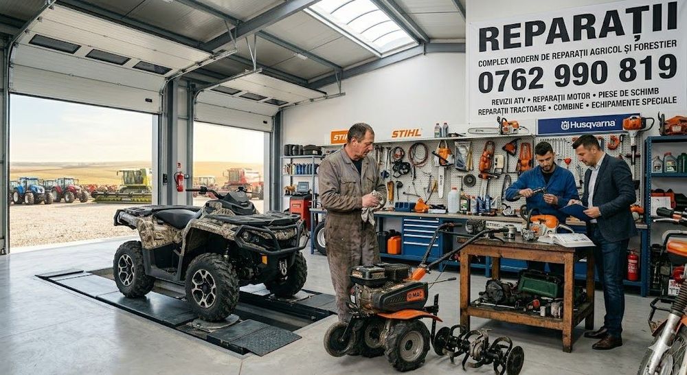 Service și reparații motocoase și motocultoare