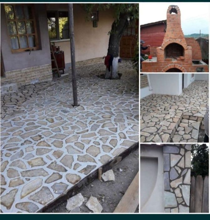 Pavaj din piatra naturala decorativa