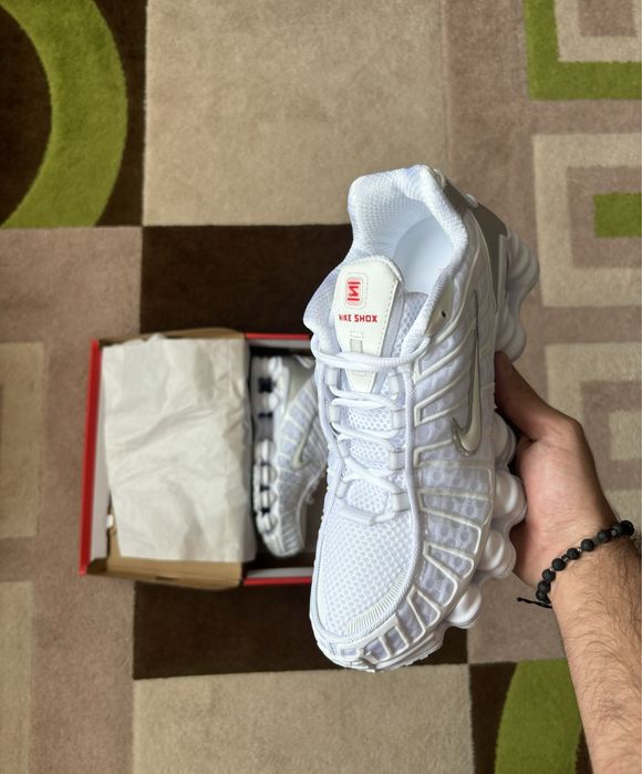 Мъжки обувки Nike Shox TL Triple White 42, 45