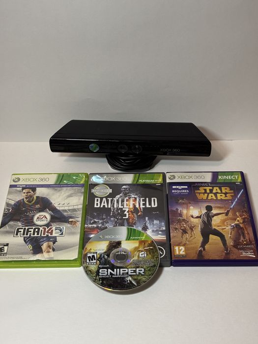 XBOX 360 С Kinect и играми