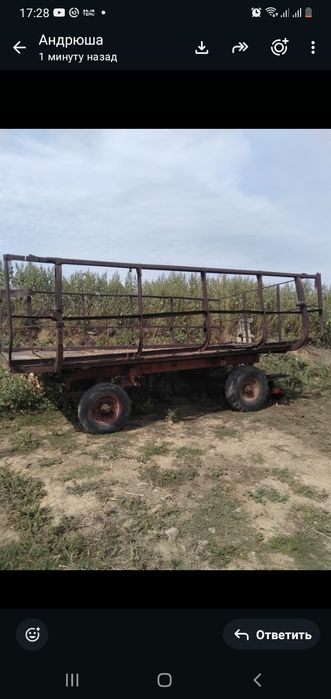 Продам  телегу  сеновозка  с  документами