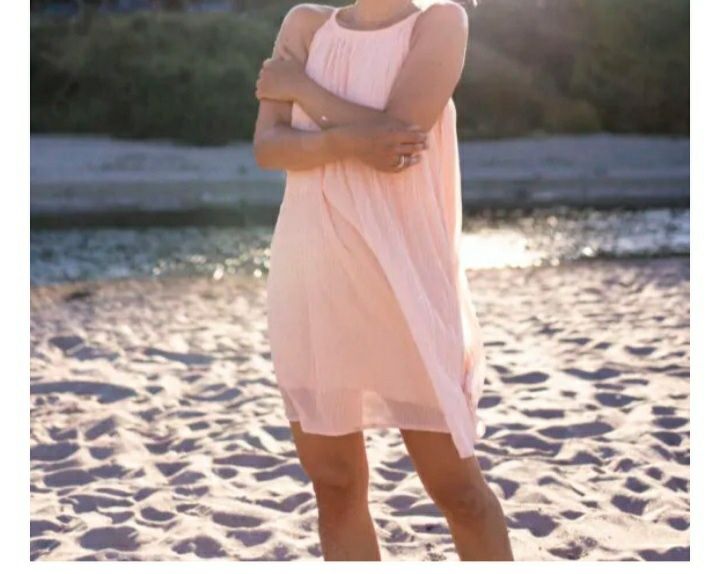 Рокля солей, плисирана, Vintage Summer Fashion, Винтидж Самър Фешън