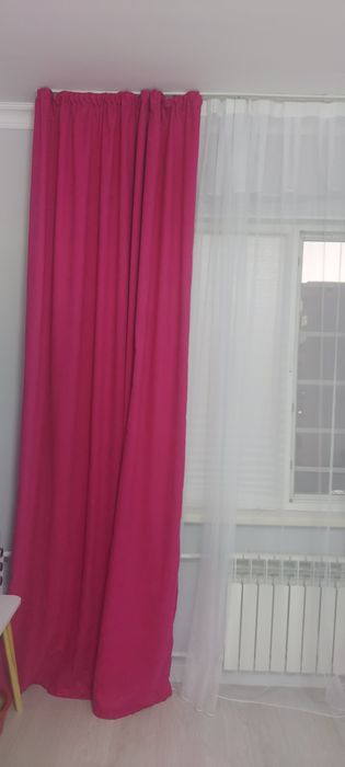 Шторы Питек в нормальном состоянии