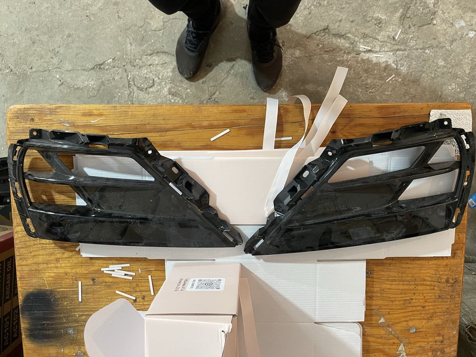 Детали переднего бампера соната 2024