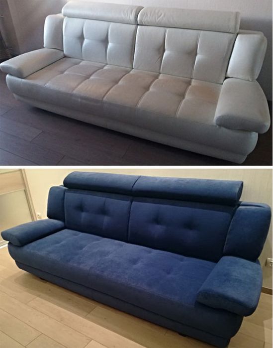 Перетяжка диванов