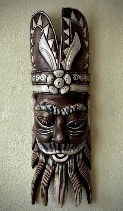 Большая настенная маска «Махарадж» из Индии