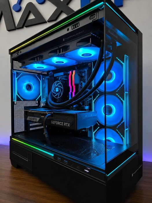 Чисто нов! RTX 5080, Ryzen 7 9800X3D, 32 GB RAM Геймърски компютър!