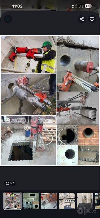 Beton buzish xizmati 24/7 aloqadamiz
