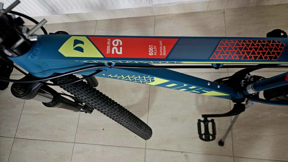 Bicicleta MTB DHS 21 viteze, frana fata/spate pe disc, verde