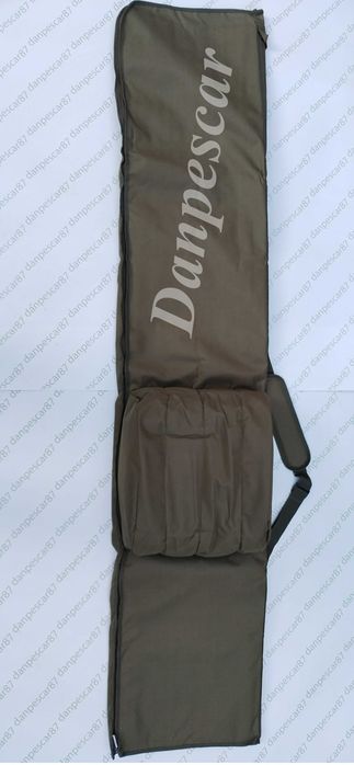 GEANTA HUSA pentru 4 lansete si 4 mulinete crap 190cm 3,60m din 2 buc