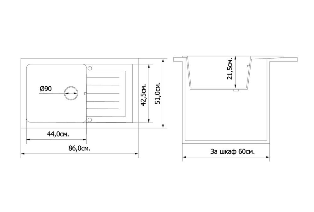 Мивки от полимермрамор и граниктит