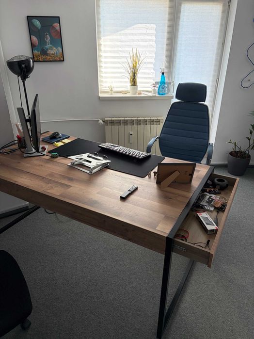 Birou stil industrial, workstation / home office – Stare Impecabilă