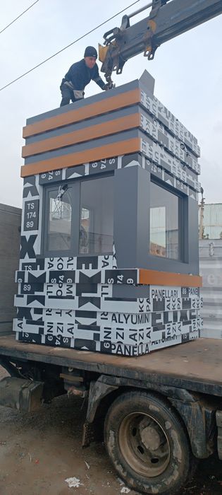 Охранная будка под ключ любой вид