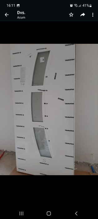 Vand 2 paneluri noi pt usi de termopan exterior