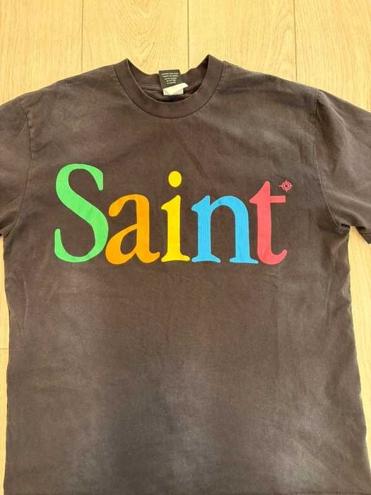 Saint Michael Apple Logo Inspired Colorful T-Shirt