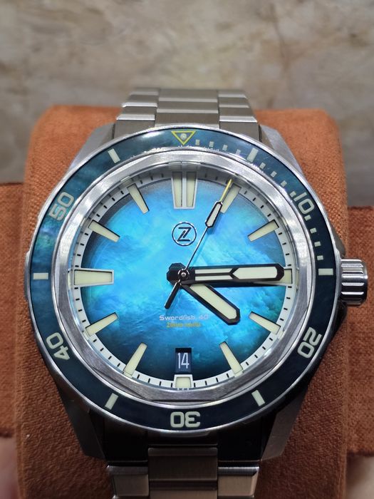 Zelos Swordfish 40mm Teal MOP