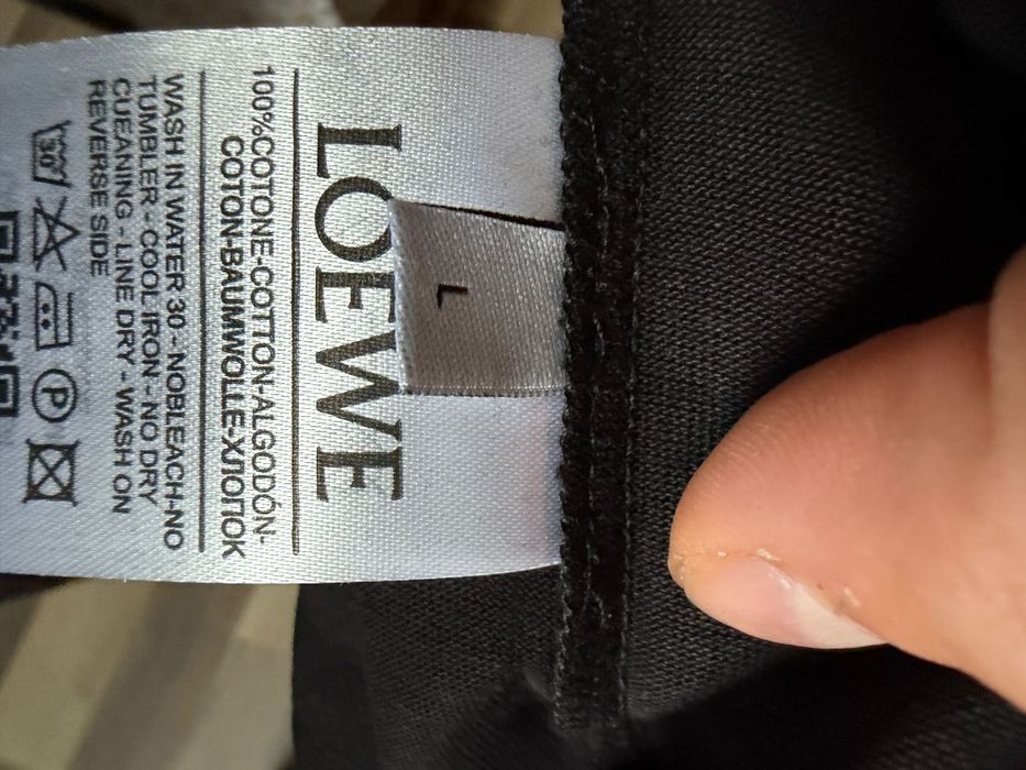 Tricou Loewe, marimea L, logo cusut, bumbac 100%