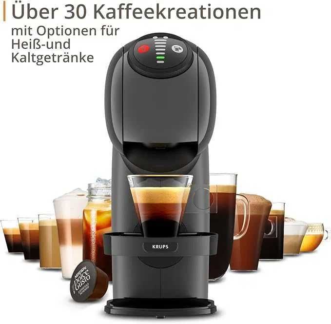 Кафемашина с капсули KRUPS NESCAFÉ Dolce Gusto Genio S, антрацит