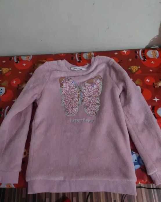 Pulover plușat fete 134