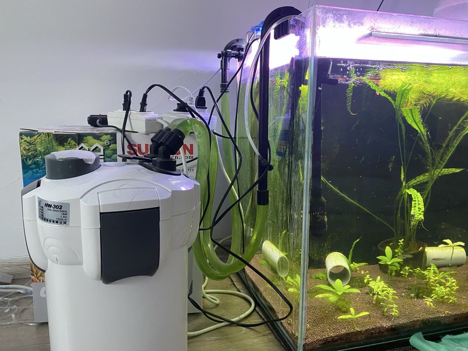 Аквариум сатылады балыгымен фильтр