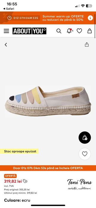 Espadrile Toni Pons - marime 38
