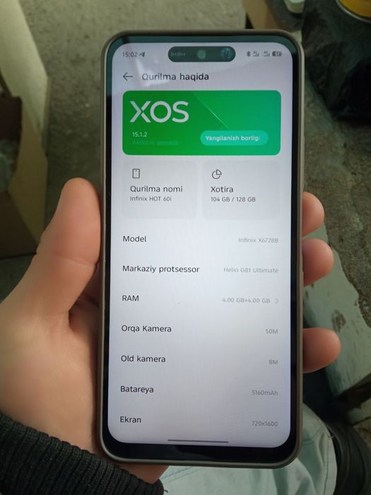 Infinix hot 60i sotiladi deyarli yangi