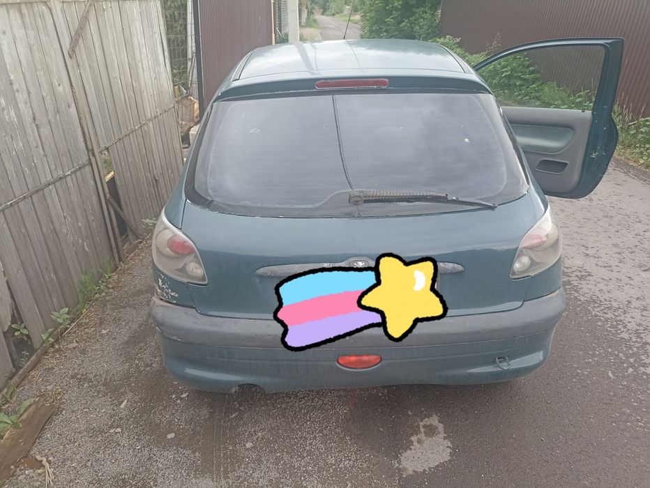 Продам пежо 206 купе  об 1,4