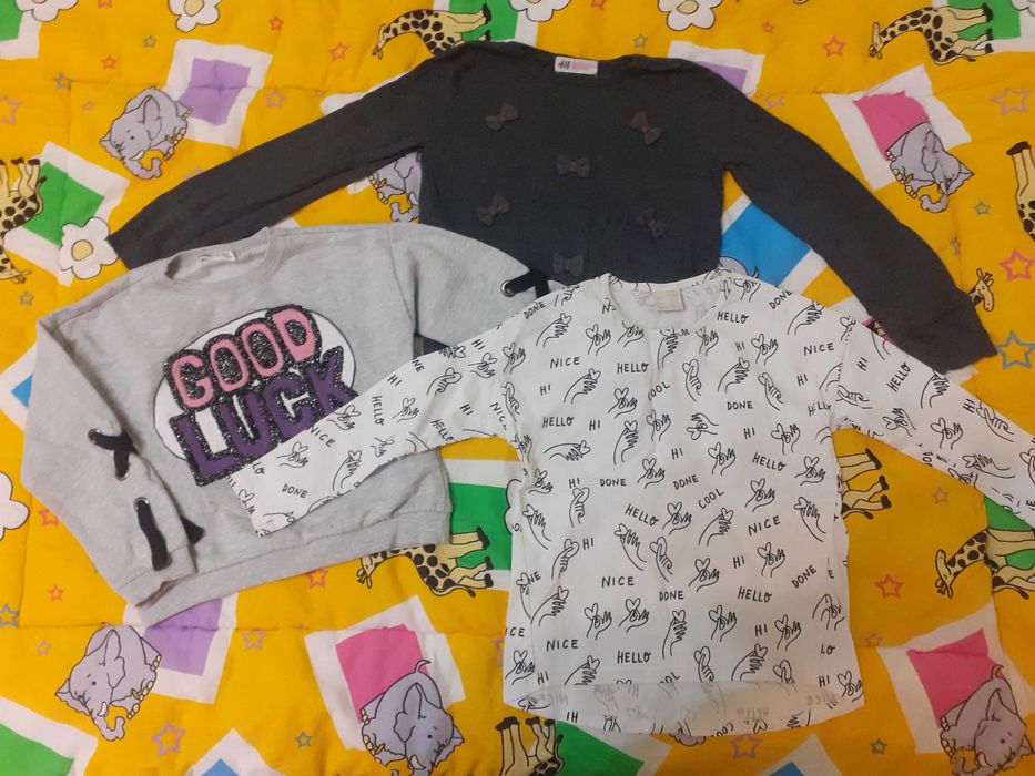 Лот от три блузки за момиченце