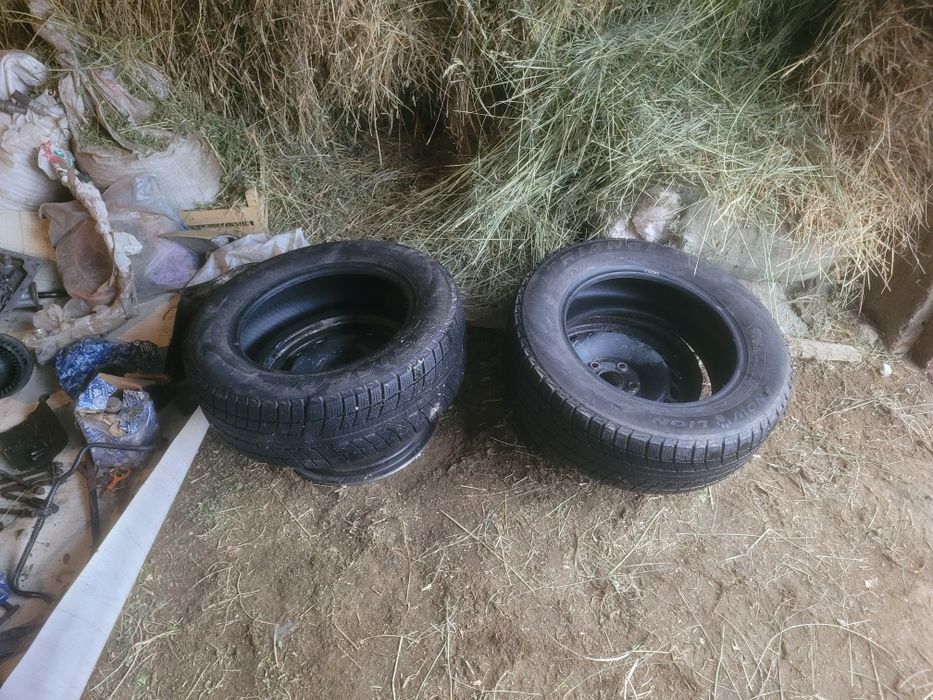 Р15 штамп диск в комплекте зимный шины