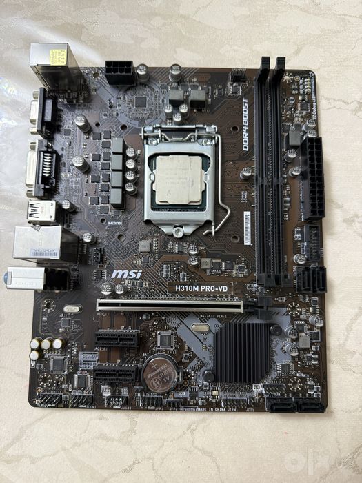 MSI H310M PRO-VD + intel core i5-8400