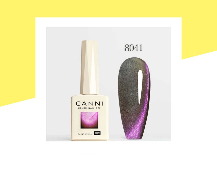 Професионален хипоалергенен гел лак котешко око CANNI – 9 мл.