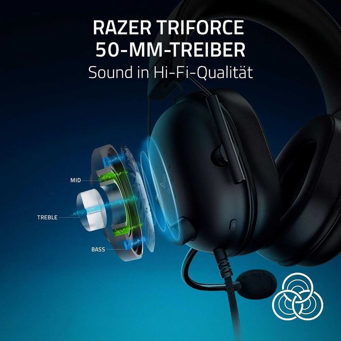 Гейминг слушалки Razer BlackShark V2 X (Playstation) Wired E