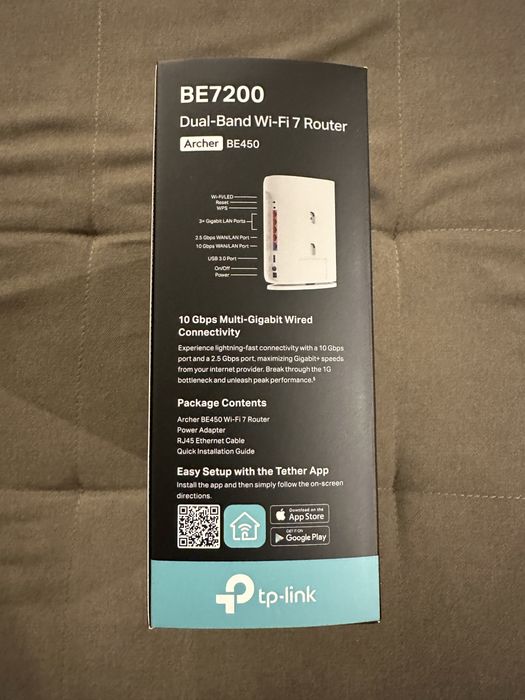 Router TP-Link BE 7200 BE450 WiFi 7 garantie eMag