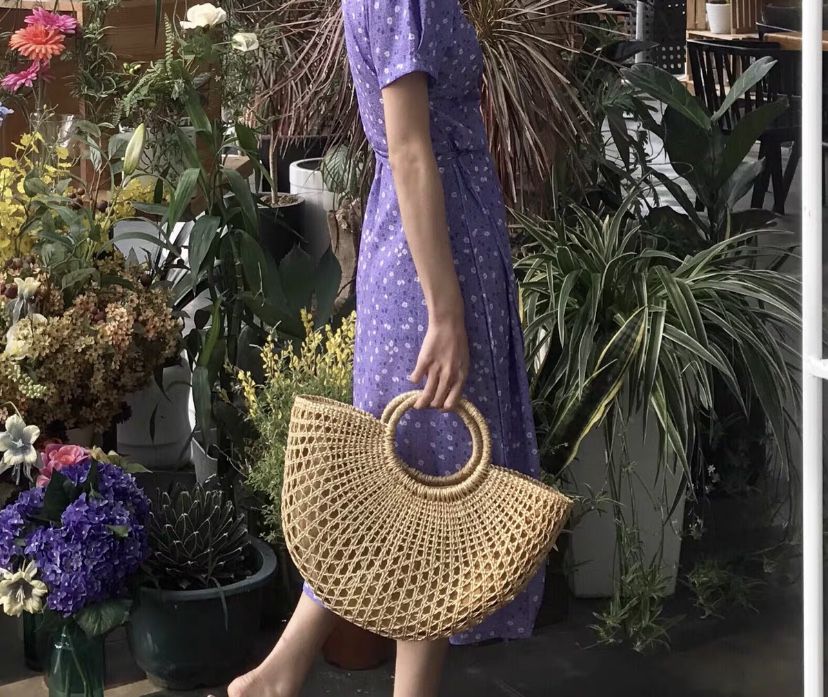 Соломенная сумочка