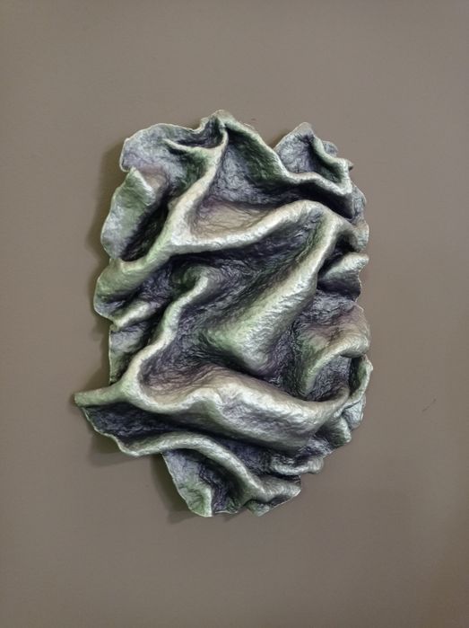 Tablou texturat 3D din papier-mâchè ,handmade ,unicat