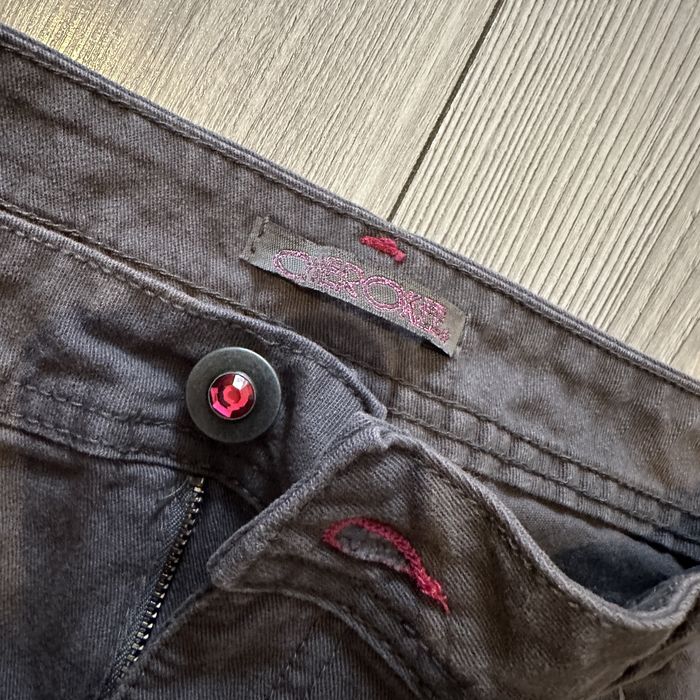 Jeans gri fete cu buzunare 13-14ani noi